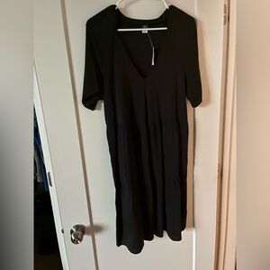 Old Navy Cozy Black Dress